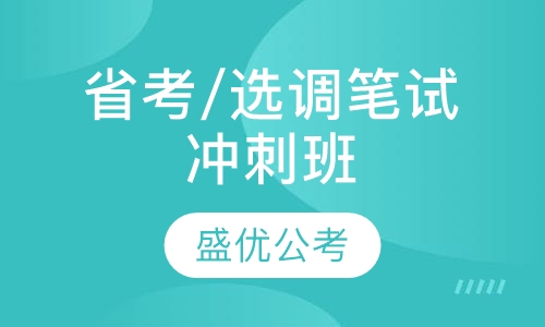 省考/选调笔试冲刺班